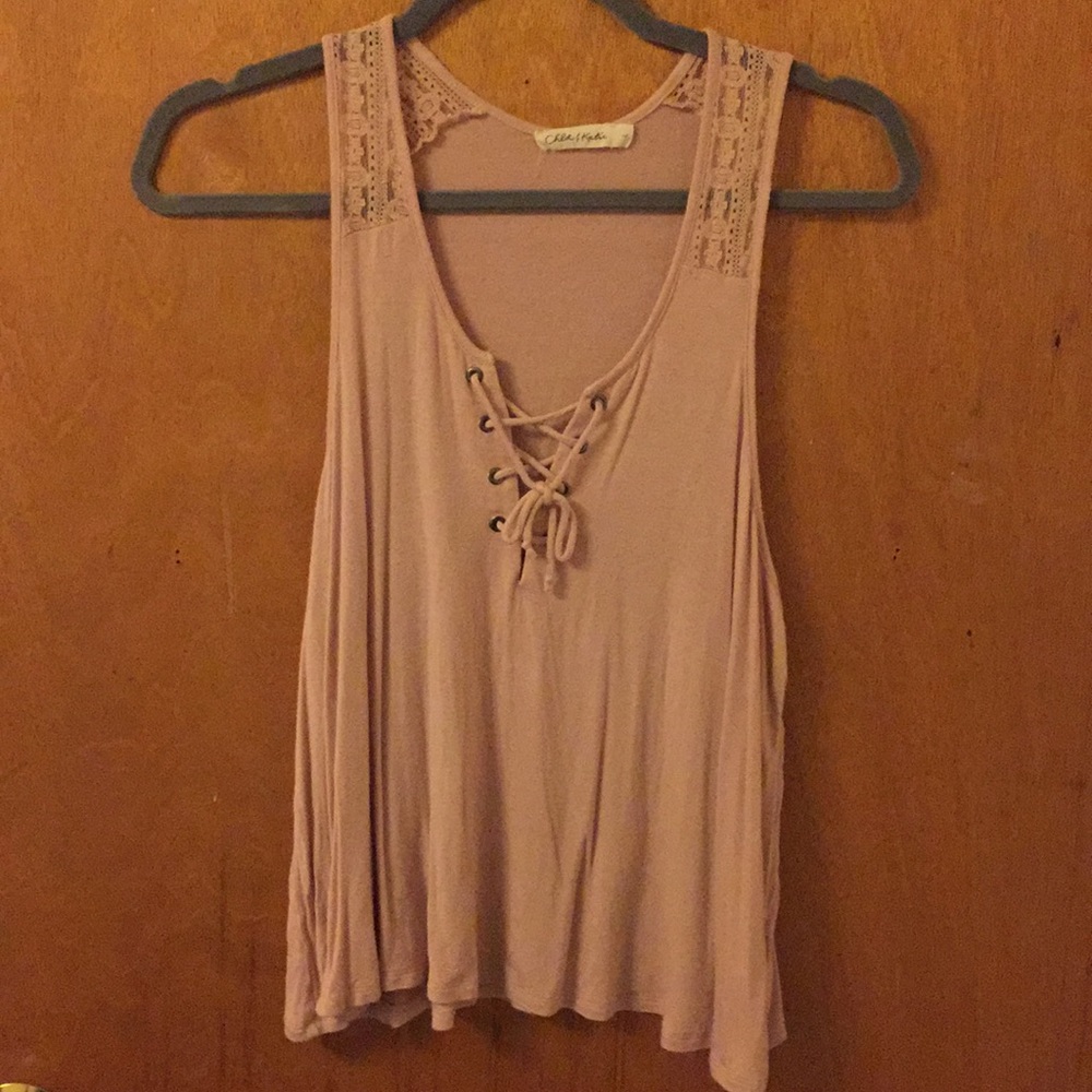 Light pink tank top